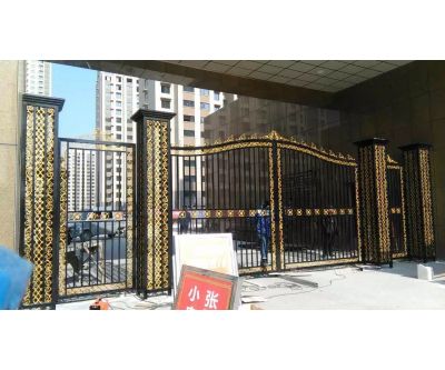 铁艺大门，铁艺大门图片