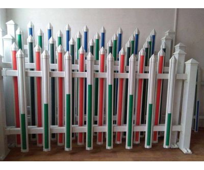 济宁PVC塑钢护栏围栏白色绿色现货
